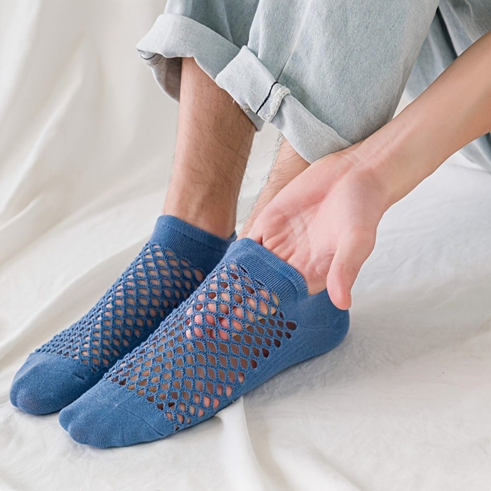 Ankle Sock Low Cut - Calcetines Deportivos para Hombre, Diseño Hueco