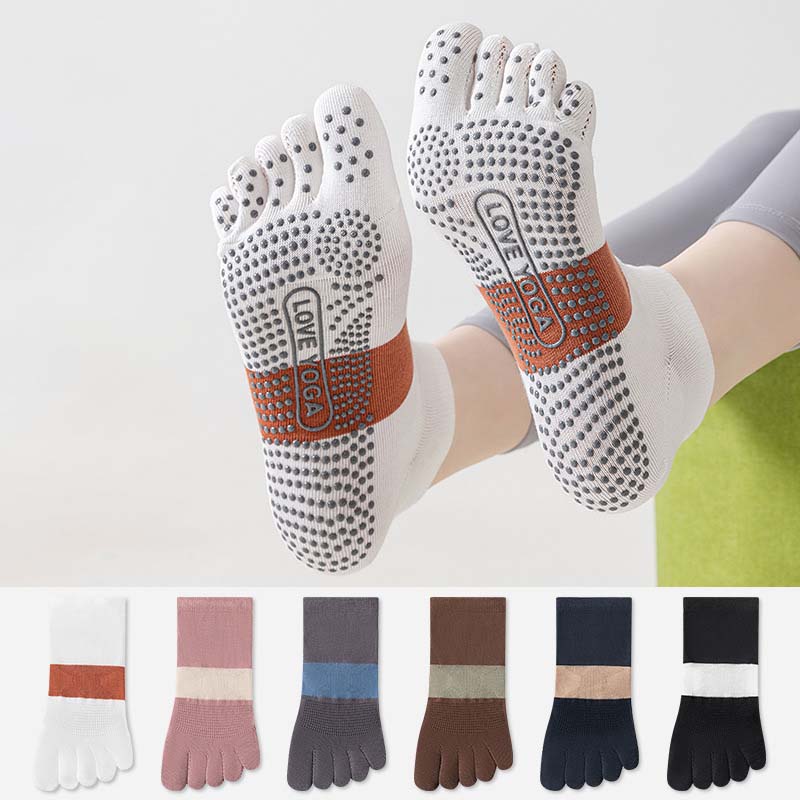 Toe Sock Split - Calcetines deportivos de Pilates a la