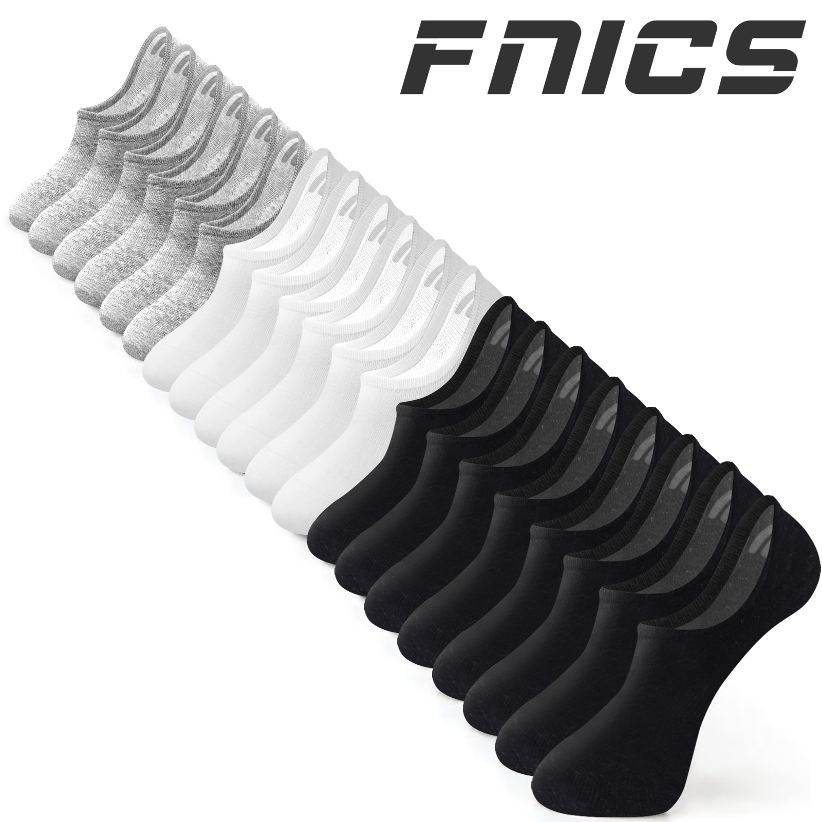 Ankle Sock Low Cut - 10 pares de calcetines invisibles para