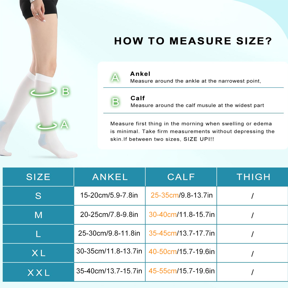 1 Par de Medias Médicas Antiem - Compression Sock Medical reseña y precio
