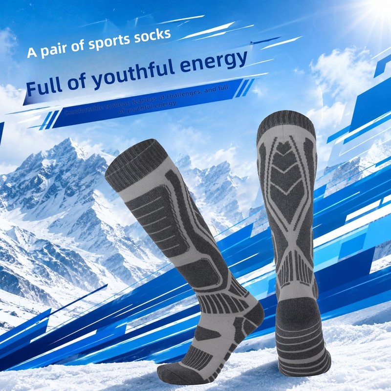 Calcetines de esquí de compres - Athletic Sock Cushion reseña y precio
