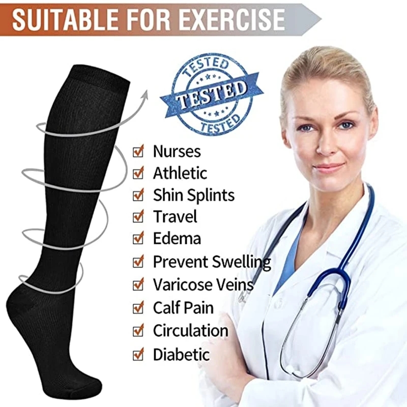 2 pares de medias de compresió - Compression Sock Medical reseña y precio